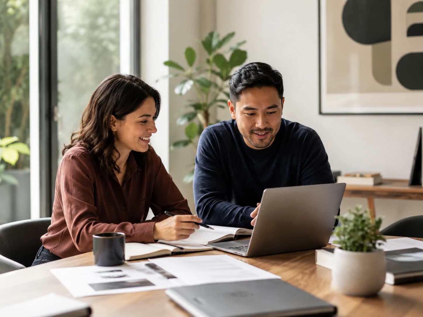 Professionals collaborating through SkillBid