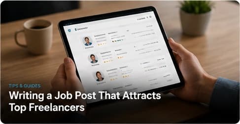 SkillBid writing a job post