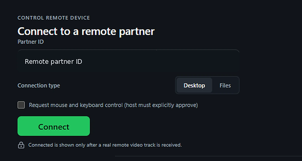 SkillBid Remote Windows connection workspace